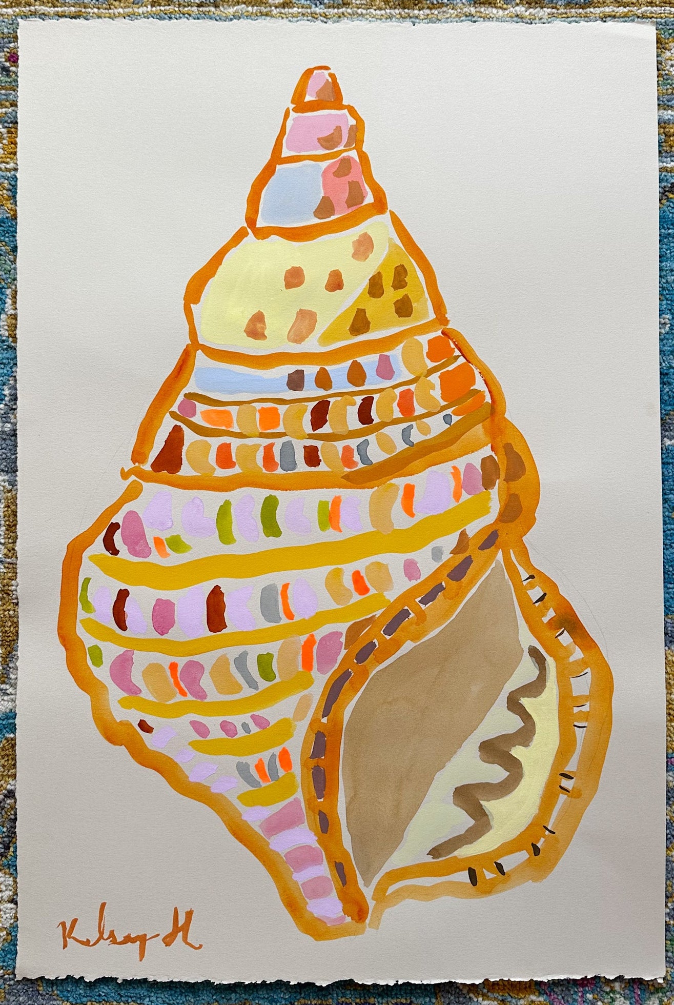 Shell From Paros No. 2- 15 x 22"