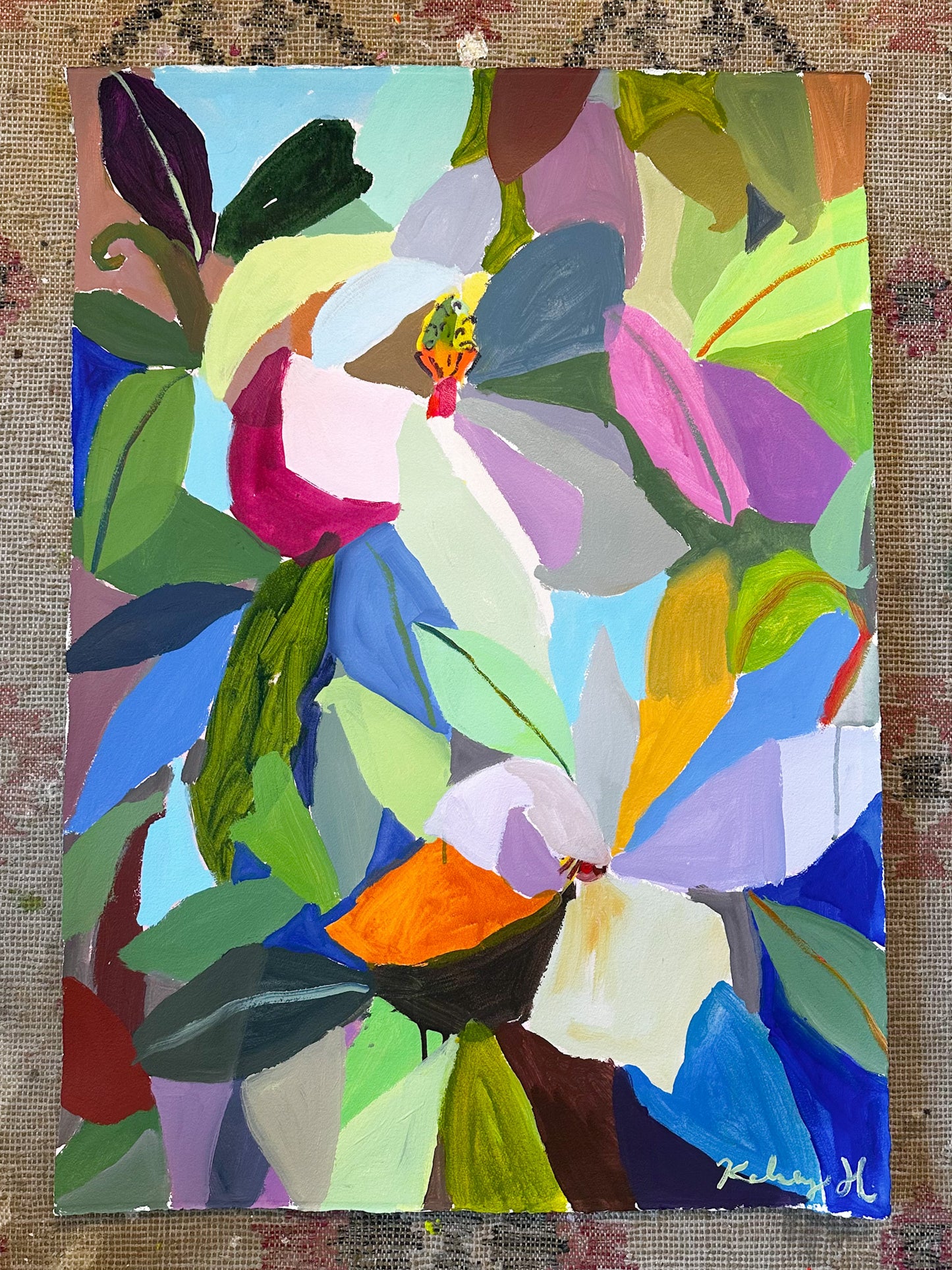 Magnolia Pair ~30x42"