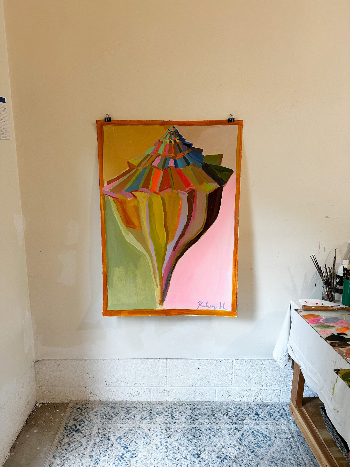 Colorful Whelk No.1 ~30x42"
