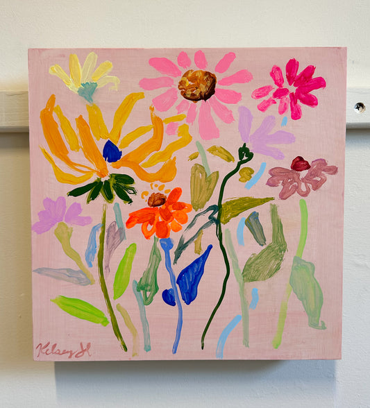 Flowers from My garden No. 2 - 8x8"