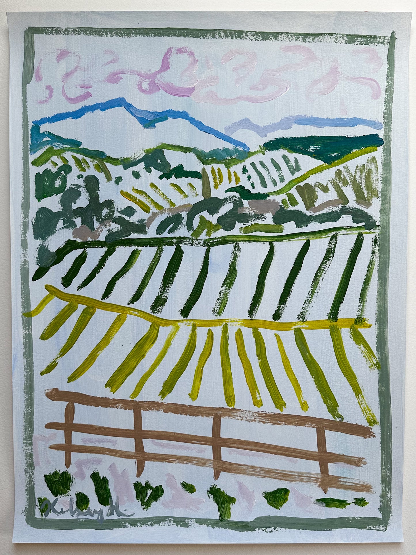 Chianti Region Italian Landscape - 18x24"