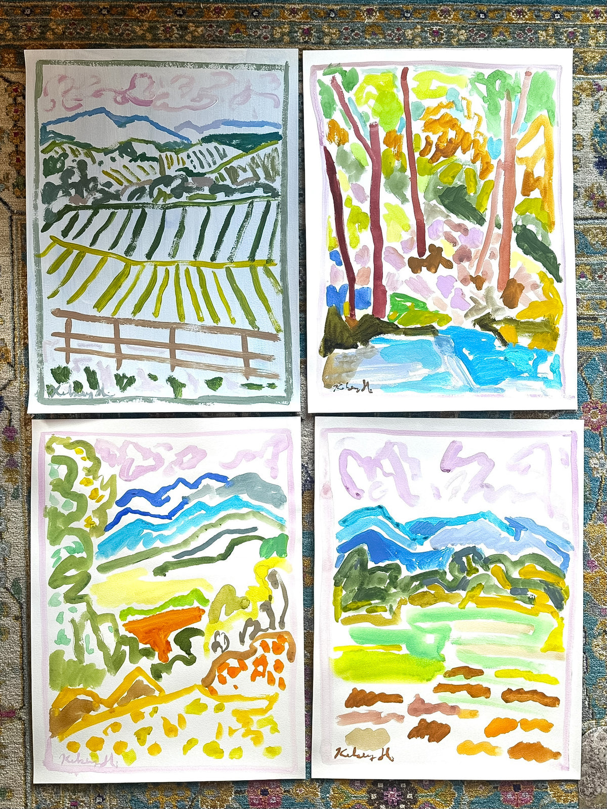 Chianti Region Italian Landscape - 18x24"