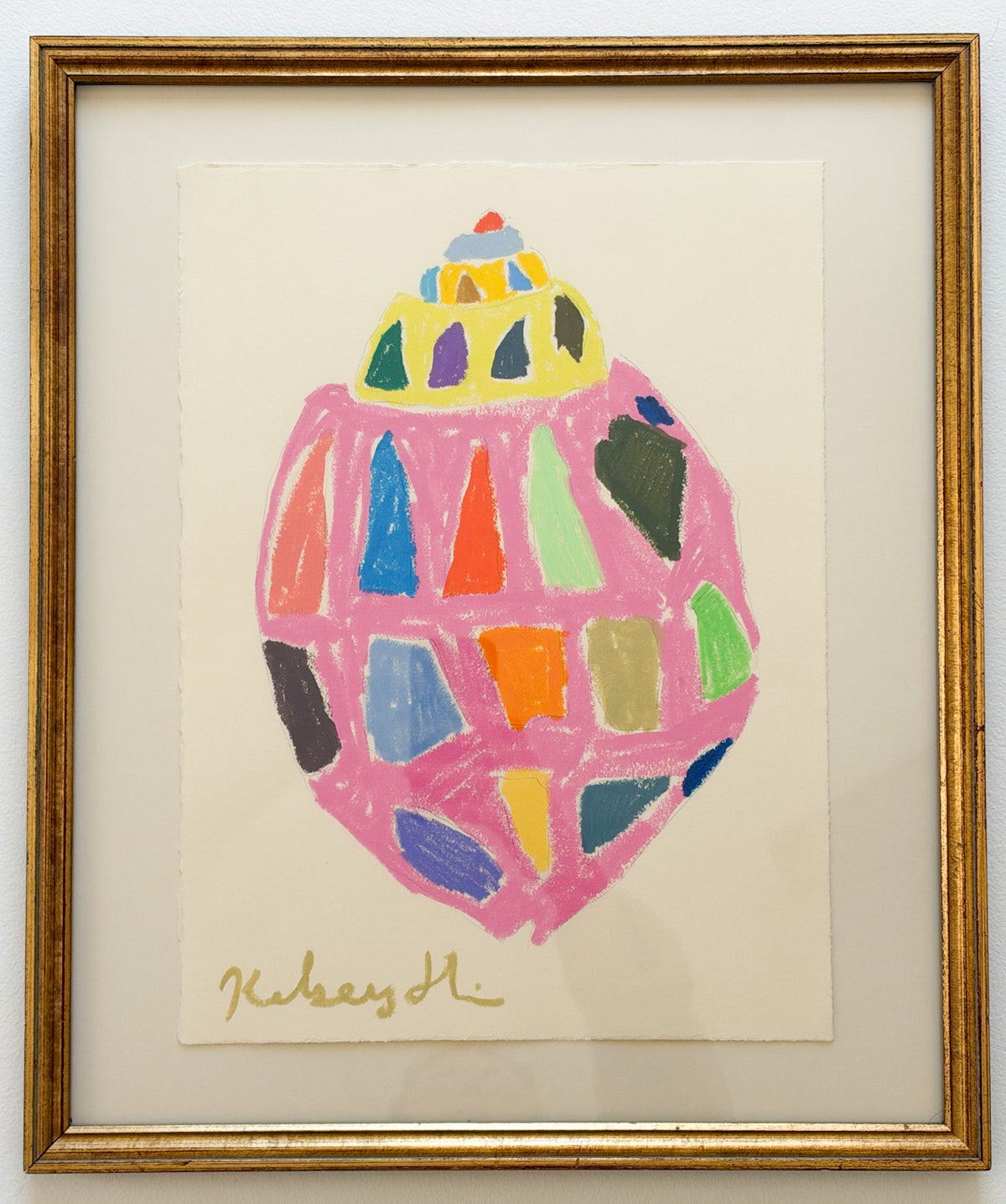 Rainbow Triangle Shell No.2 - 16x19"
