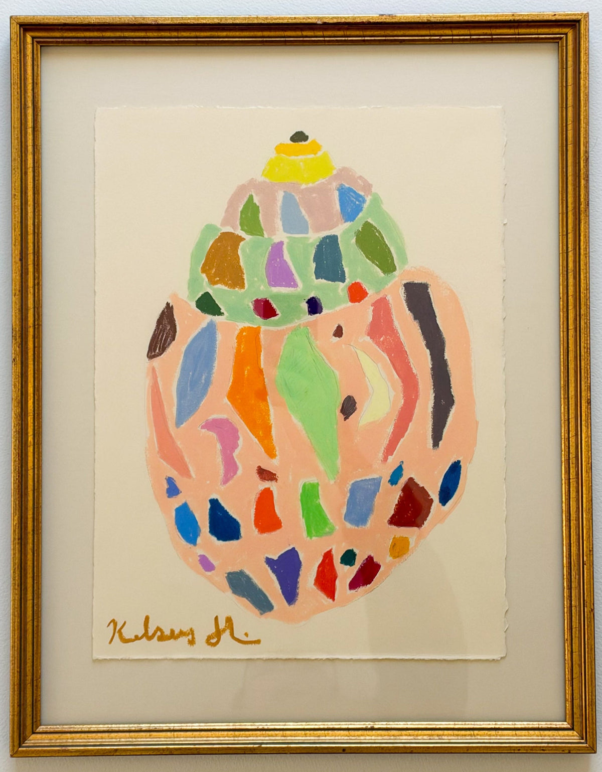 Rainbow Triangle Shell No.1 - 16x20"