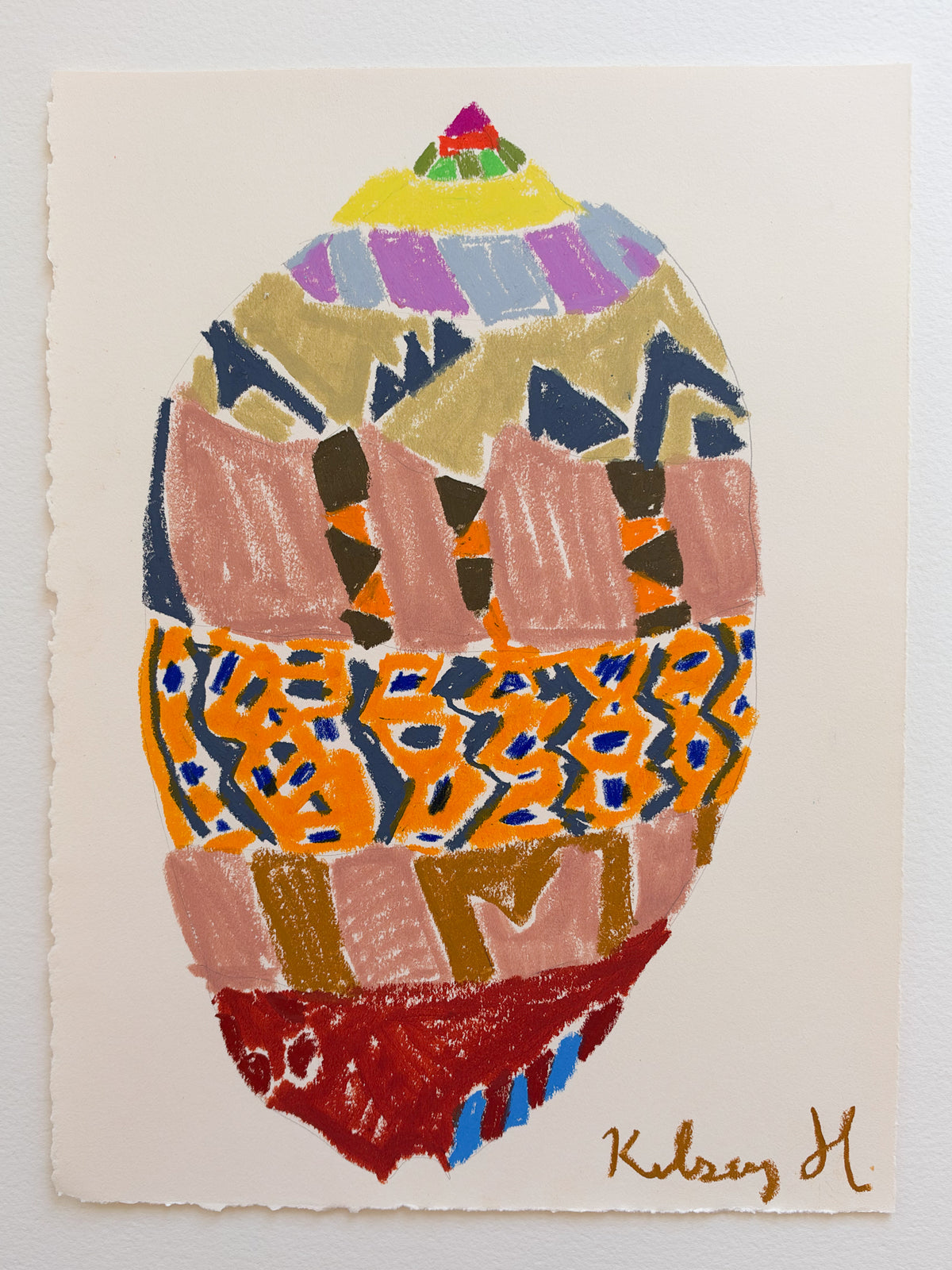 Colorful Shell No. 7  - 11x15"