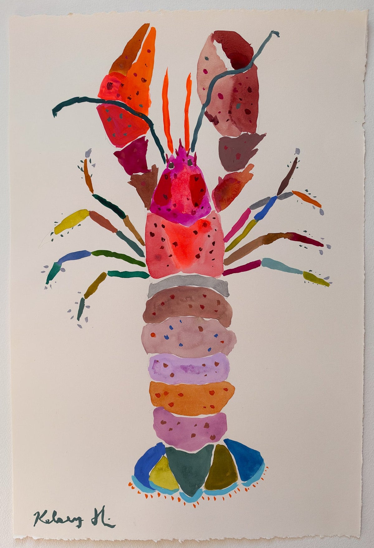 Lobster Love No. 2 - 15 x 22"