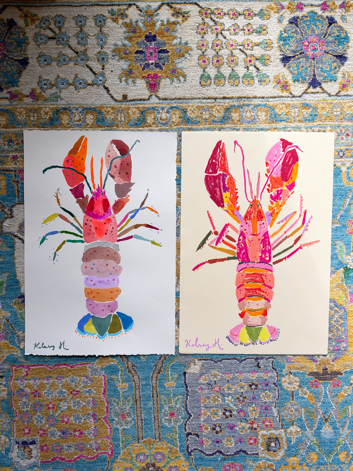 Lobster Love No. 2 - 15 x 22"