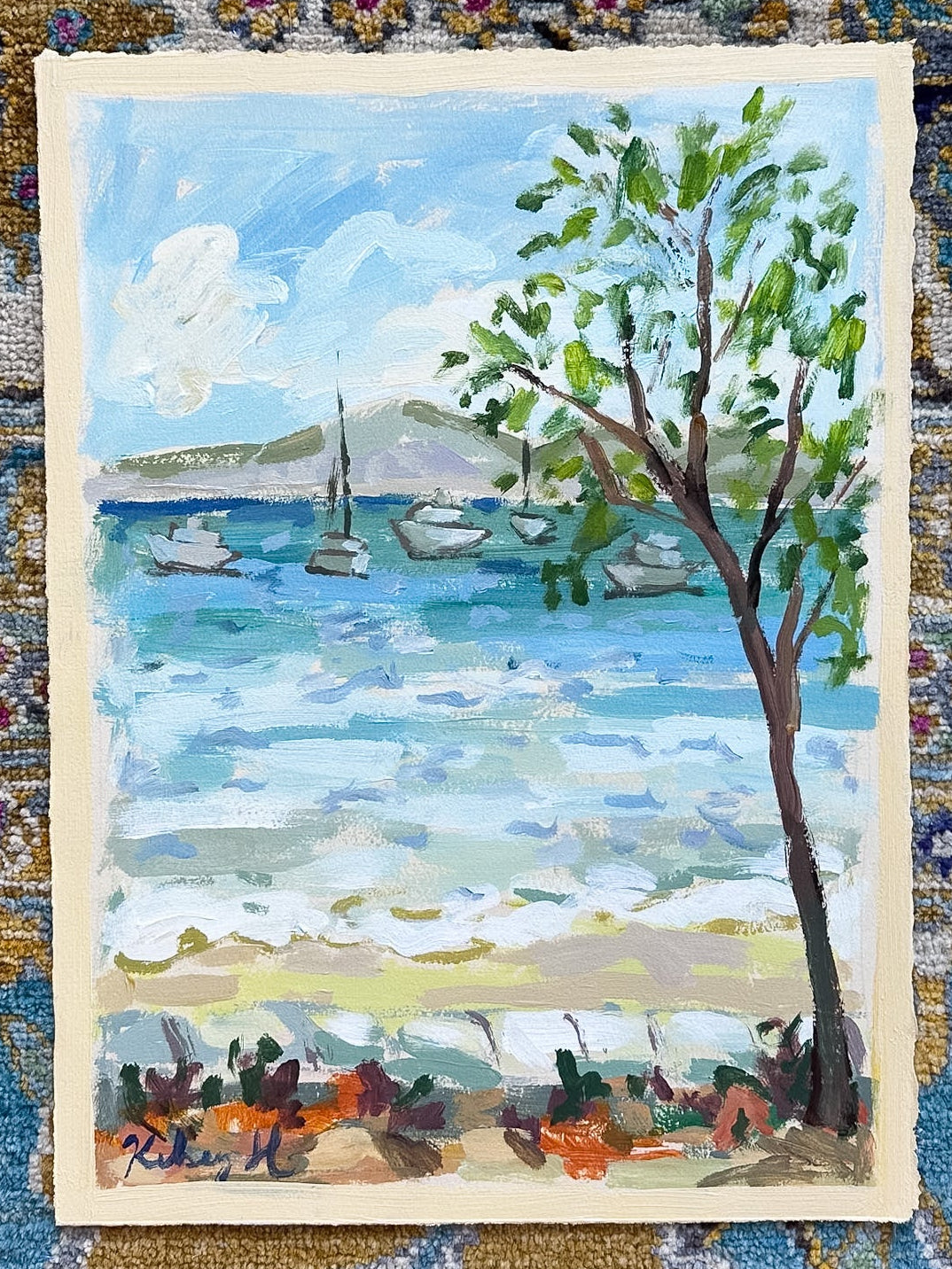 Our Spot at Paros Park - 11x15"