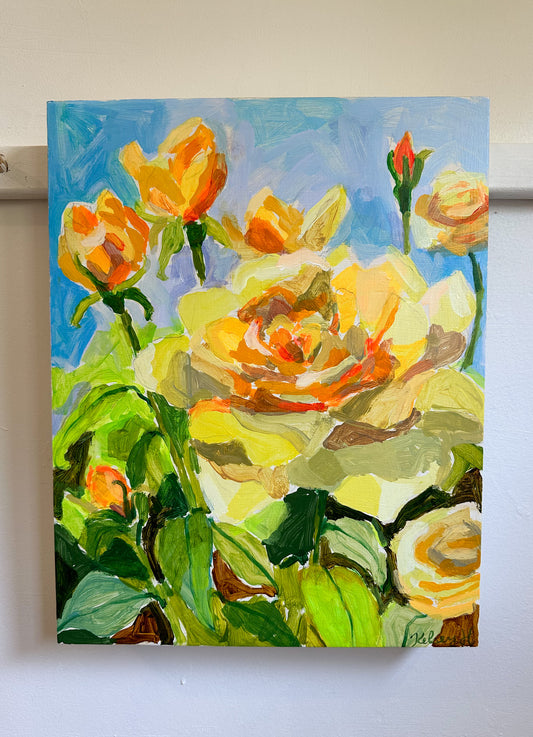 The Yellow Rose- 11x14"