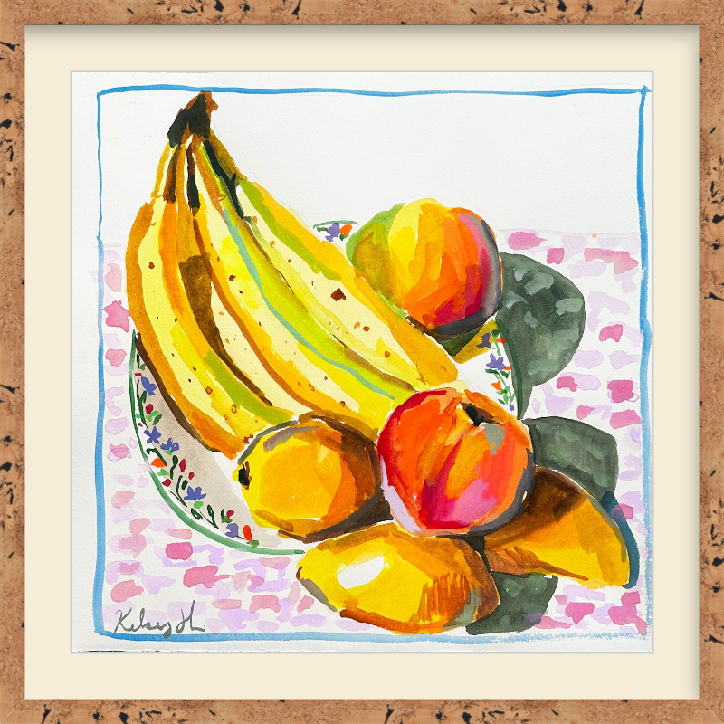 Nanners, Mangos, and Peaches No. 2  - 15 x 15.75"