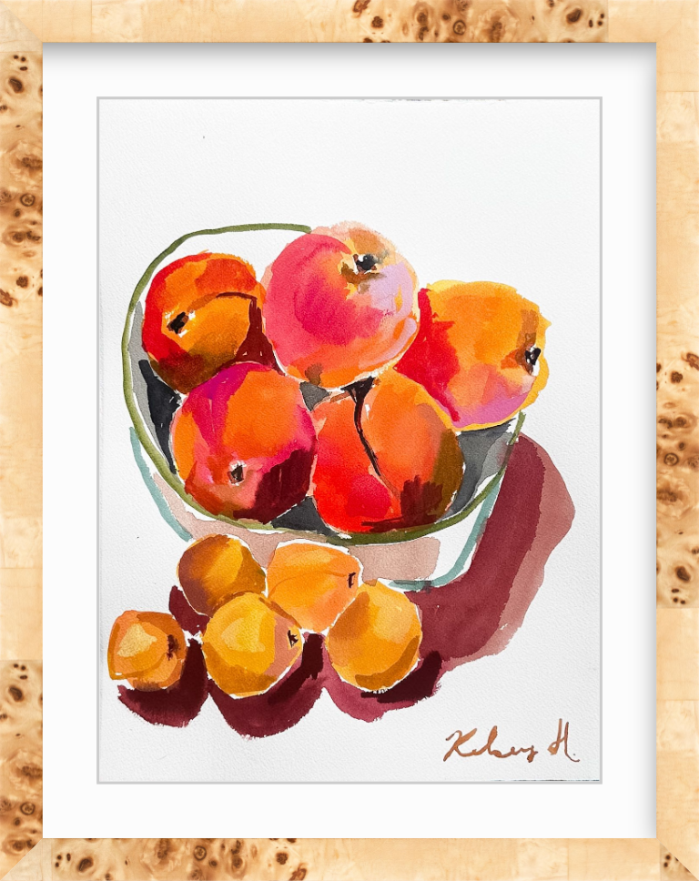 Peaches and apricots - 11x15"