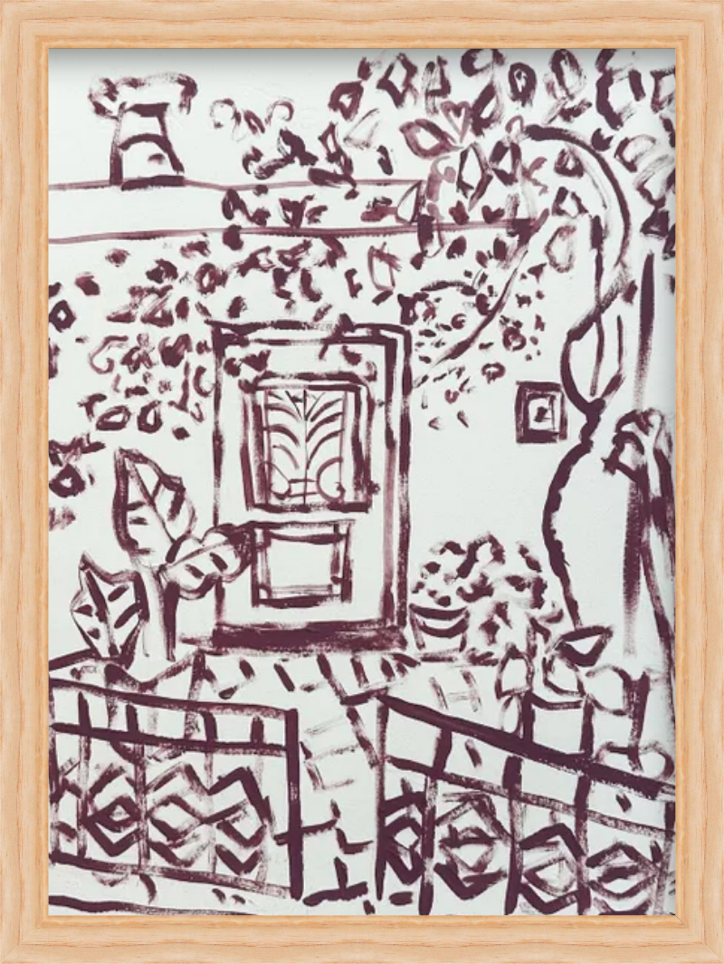 Home entryway in Lefkes, Paros - 11x15"