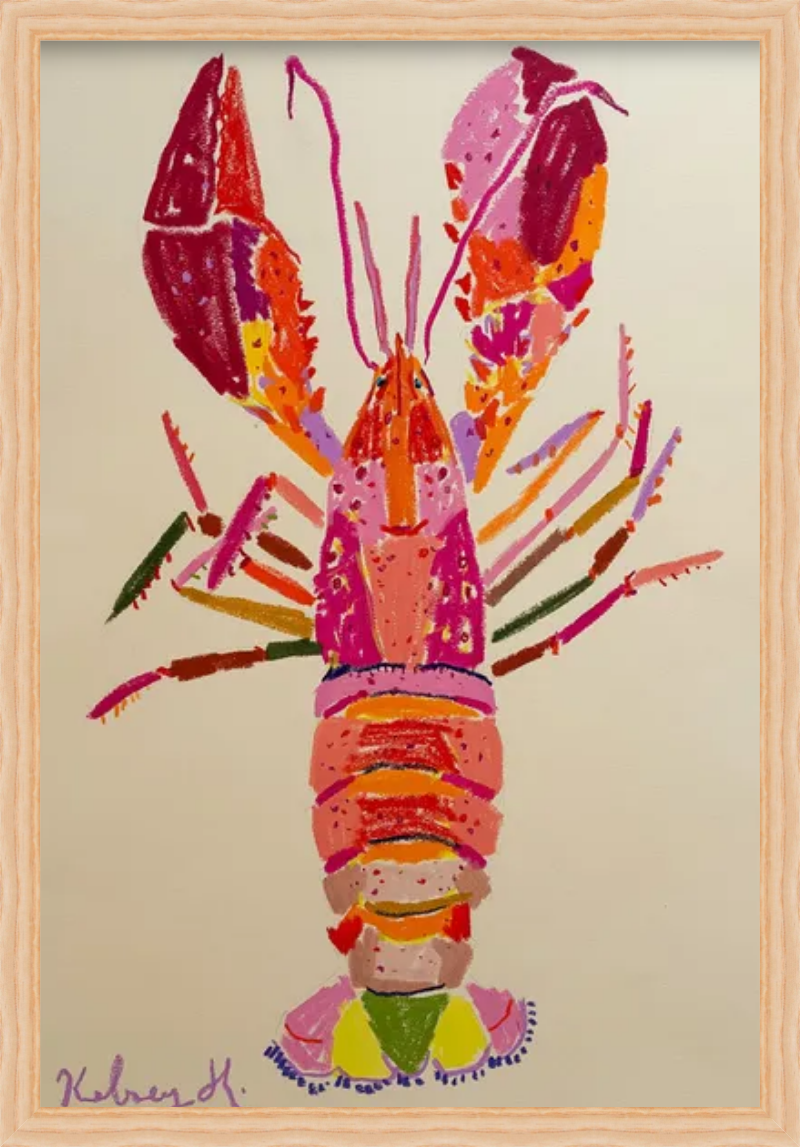 Lobster Love No. 1 - 15 x 22"