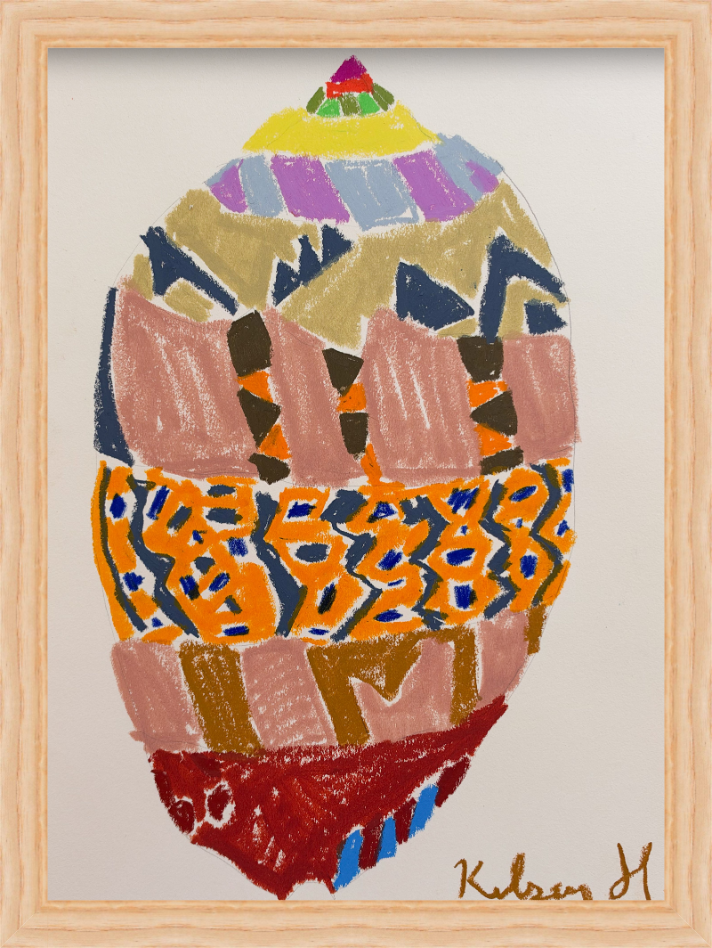 Colorful Shell No. 7  - 11x15"