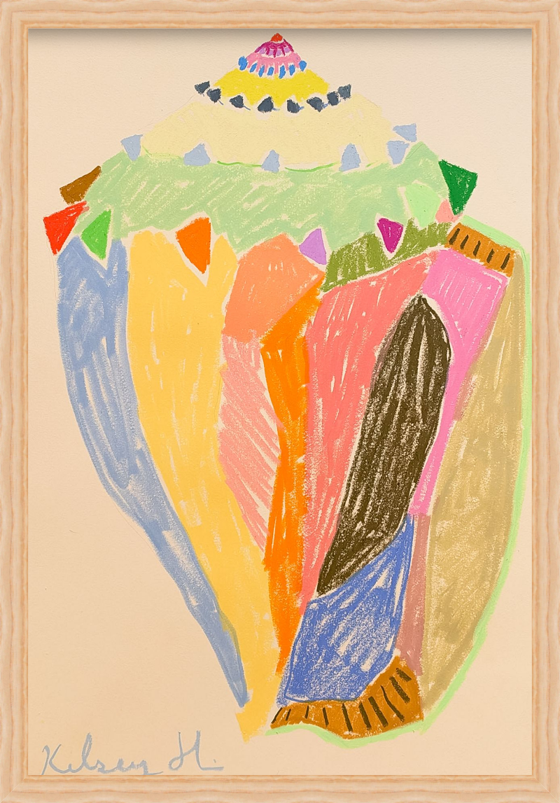 Whelk Shell Sea Treasure - 15 x 22"