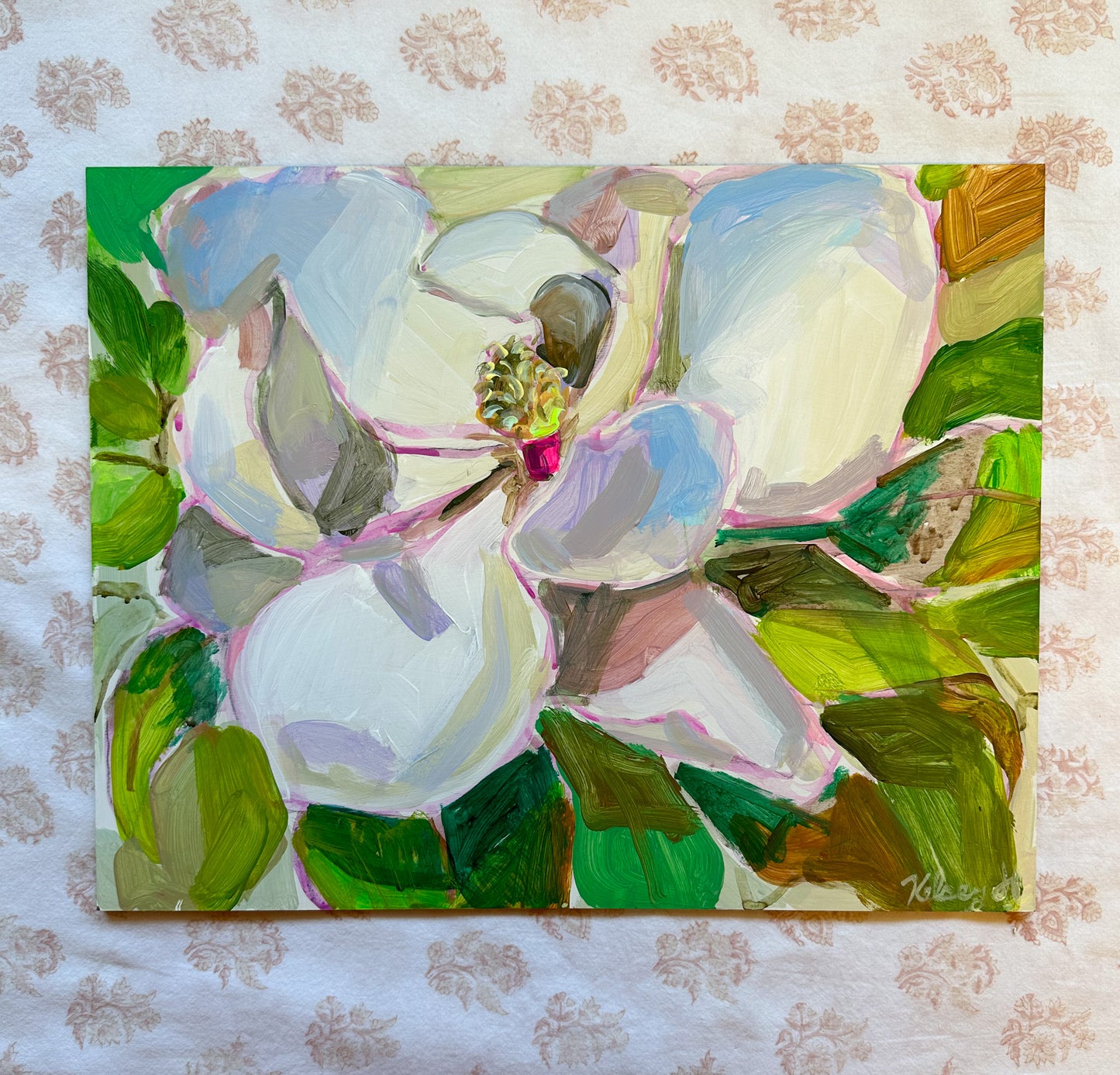 Sweet Magnolia Bloom- 11x14"