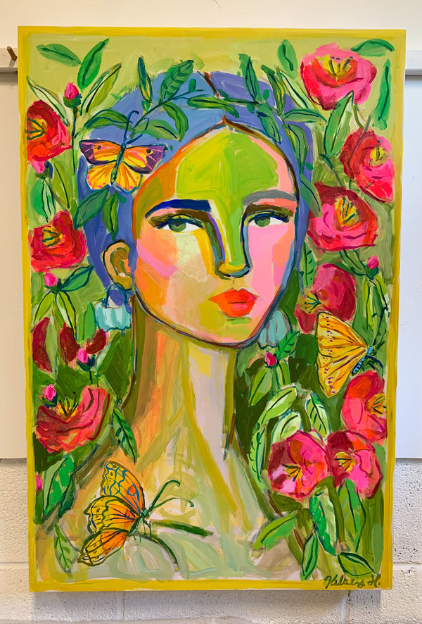 Camellias and Butterflies – Kelsey Howard Art