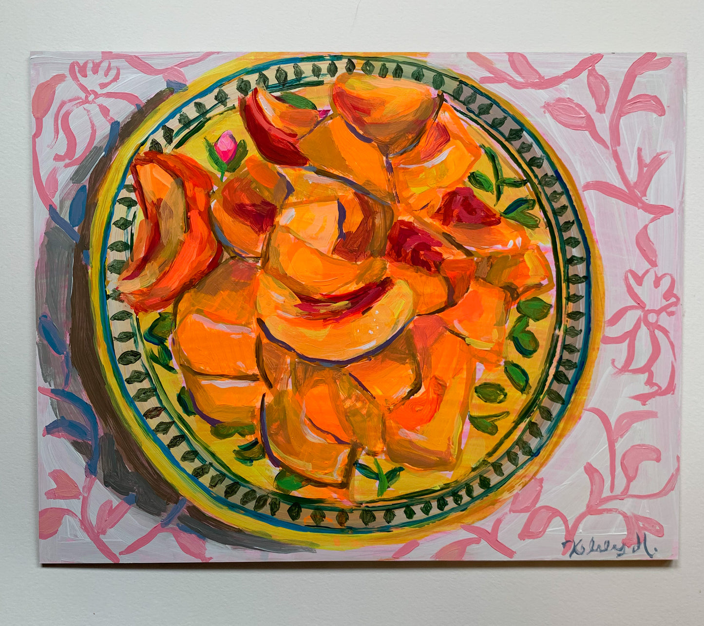 Sliced Peaches