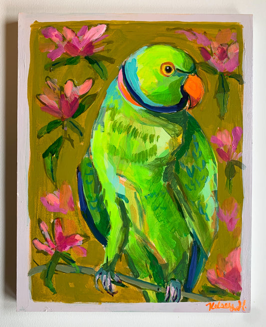 Lime Birdie-11x14"