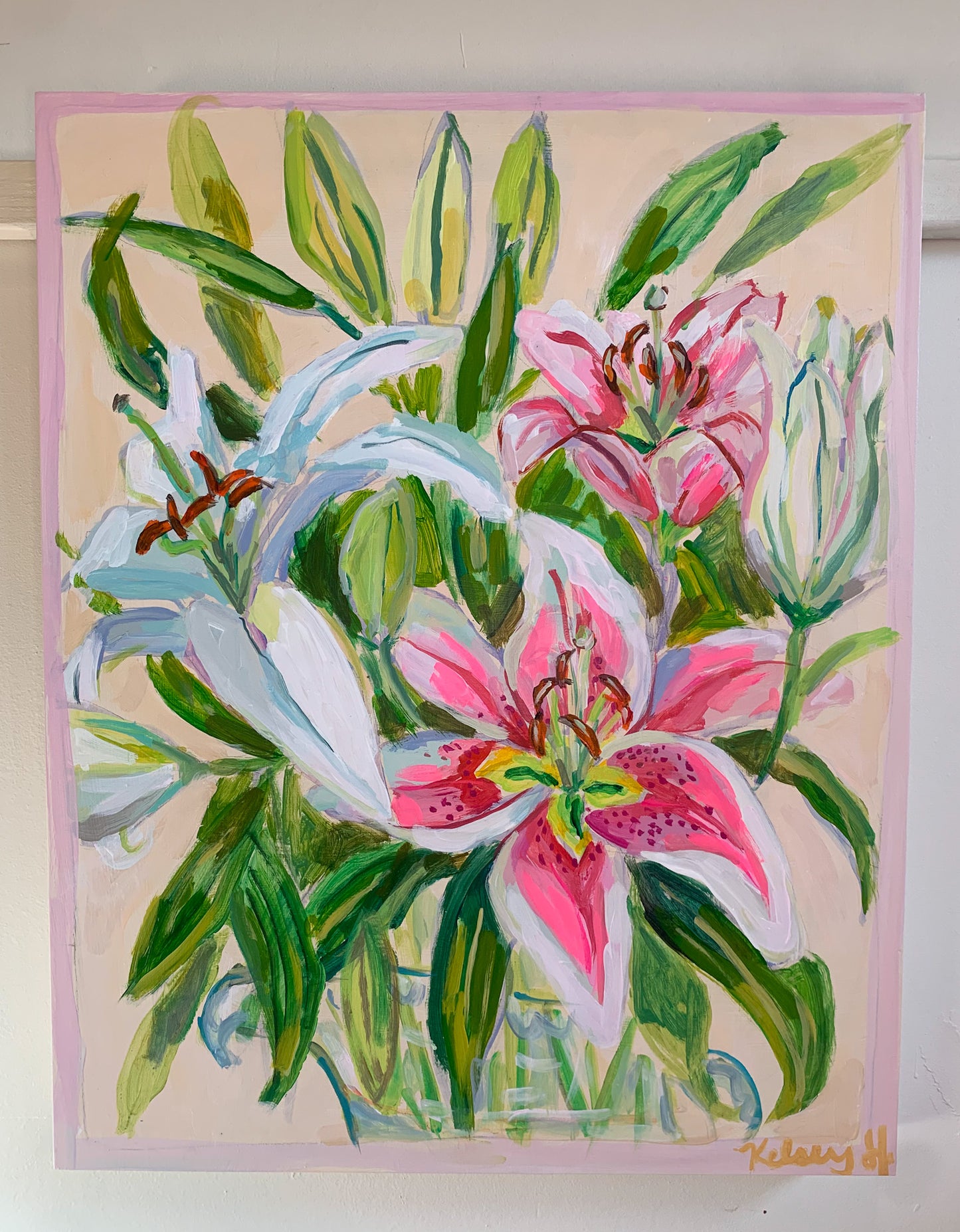 For the Love of Lilies-16x20"
