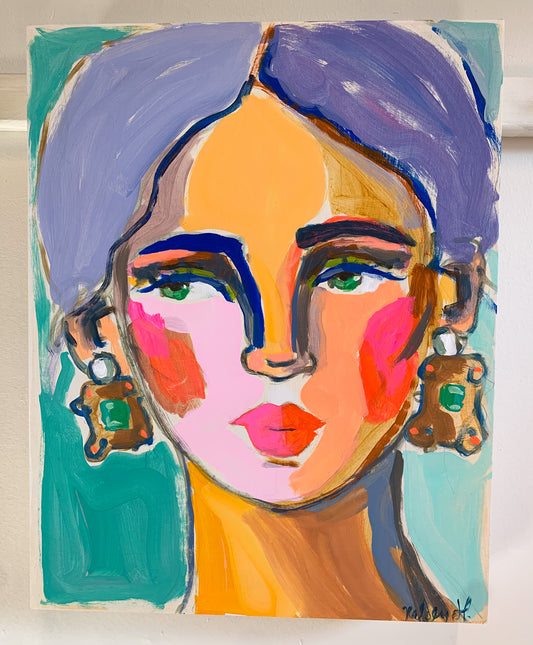 Portrait With Her Jewels-11x14"
